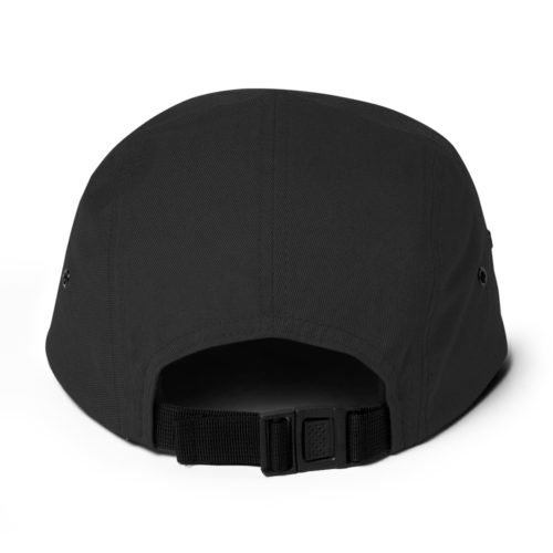 5-panel-cap-black-back-6a6d4012d24da.png Flush Golf Co. Logo 5-Panel Cap