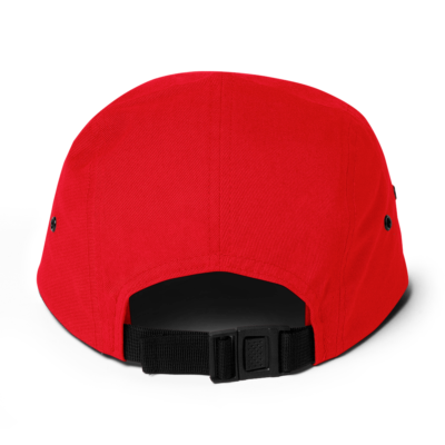5-panel-cap-red-back-6a6d3fc45883d.png Flush Golf Co. Logo 5-Panel Cap