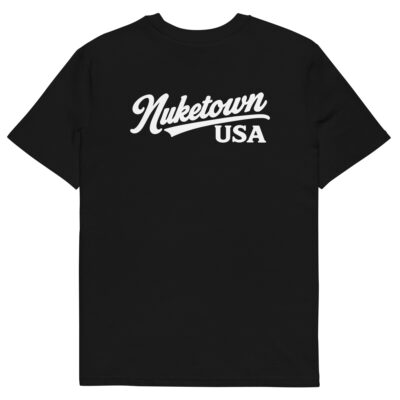 unisex-organic-cotton-creator-2.0-t-shirt-black-back-6acd43c49de61.jpg Nuketown USA - Flush Golf Tee