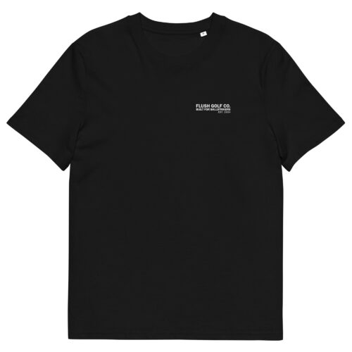 unisex-organic-cotton-creator-2.0-t-shirt-black-front-6acd43c49c99f.jpg Nuketown USA - Flush Golf Tee